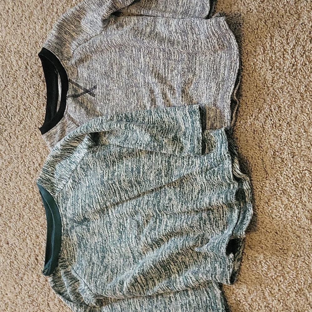 Two long sleeve shirts